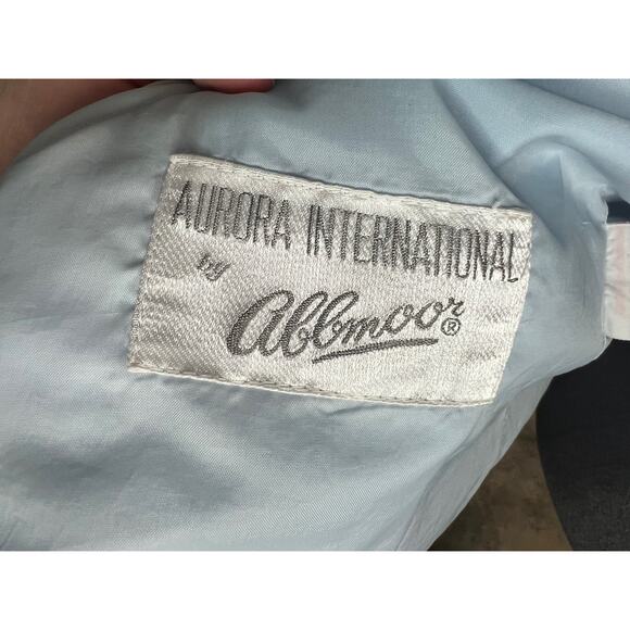 Jacket 1980s hood blue cream - Picture 11 of 13